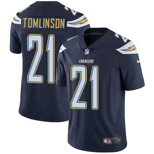 Nike San Diego Chargers #21 LaDainian Tomlinson Navy Blue Team Color NFL Vapor Untouchable Limited Jersey,We sell and wholesale Nike San Diego Chargers #21 LaDainian Tomlinson Navy Blue Team Color NFL Vapor Untouchable Limited Jersey on line form chian!